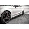 Maxton Design difuzory pod boční prahy ver.2 pro Mercedes třída C W205 Facelift/63 AMG/Coupe, černý lesklý plast ABS