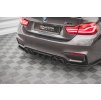 Maxton Design vložka zadního nárazníku pro BMW M4 F82, černý lesklý plast ABS