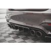 Maxton Design vložka zadního nárazníku pro BMW M4 F82, černý lesklý plast ABS
