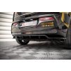 Maxton Design středový spoiler pod zadní nárazník s žebrováním pro BMW i3 Mk1 Facelift, černý lesklý plast ABS