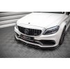 Maxton Design spoiler pod přední nárazník ver.3 pro Mercedes třída C W205 Facelift/63 AMG/Coupe, černý lesklý plast ABS
