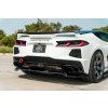Maxton Design středový spoiler zadního nárazníku pro Chevrolet Corvette C8, černý lesklý plast ABS