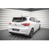 Maxton Design středový spoiler pod zadní nárazník s žebrováním pro Renault Clio Mk5, carbon-Look