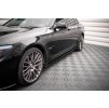 Maxton Design difuzory pod boční prahy pro BMW řada 7 F01 /M-Pack, černý lesklý plast ABS