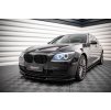 Maxton Design spoiler pod přední nárazník ver.2 pro BMW řada 7 F01 /M-Pack, černý lesklý plast ABS