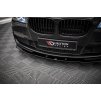 Maxton Design spoiler pod přední nárazník pro BMW řada 7 F01 /M-Pack, černý lesklý plast ABS