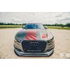 Maxton Design "Racing" spoiler pod přední nárazník pro Audi S6 C7, černý lesklý plast ABS