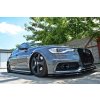 Maxton Design difuzory pod boční prahy pro Audi S6 C7, carbon-Look