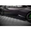 Maxton Design difuzory pod boční prahy pro Lamborghini Huracan EVO, černý lesklý plast ABS