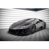 Maxton Design spoiler pod přední nárazník pro Lamborghini Huracan EVO, černý lesklý plast ABS