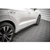 Maxton Design difuzory pod boční prahy pro Volkswagen Touareg Mk3 /R-Line, černý lesklý plast ABS