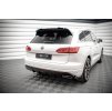 Maxton Design vložka zadního nárazníku pro Volkswagen Touareg Mk3 /R-Line, černý lesklý plast ABS