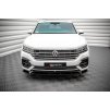 Maxton Design spoiler pod přední nárazník pro Volkswagen Touareg Mk3 /R-Line, černý lesklý plast ABS