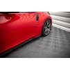 Maxton Design difuzory pod boční prahy pro Nissan 370Z Facelift, černý lesklý plast ABS