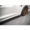 Maxton Design difuzory pod boční prahy ver.2 pro Tesla Model 3, černý lesklý plast ABS
