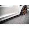 Maxton Design difuzory pod boční prahy ver.2 pro Tesla Model 3 Mk1, černý lesklý plast ABS