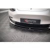 Maxton Design spoiler pod přední nárazník ver.3 pro Tesla Model 3, černý lesklý plast ABS