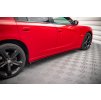 Maxton Design difuzory pod boční prahy pro Dodge Charger Mk7 Facelift RT, černý lesklý plast ABS