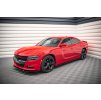 Maxton Design difuzory pod boční prahy pro Dodge Charger Mk7 Facelift RT, černý lesklý plast ABS