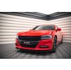 Maxton Design spoiler pod přední nárazník pro Dodge Charger Mk7 Facelift RT, carbon-Look