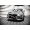 Maxton Design spoiler pod přední nárazník pro Audi A3 8V, černý lesklý plast ABS, Sportback