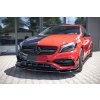 Maxton Design spoiler pod přední nárazník ver.2 pro Mercedes třída A W176 FL/AMG Aero, carbon-Look
