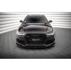 Maxton Design spoiler pod přední nárazník pro Audi A6 C7, černý lesklý plast ABS, vzhled RS6