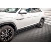 Maxton Design difuzory pod boční prahy pro Volkswagen Atlas Cross Sport Mk1, carbon-Look