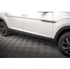 Maxton Design difuzory pod boční prahy pro Volkswagen Atlas Cross Sport Mk1, černý lesklý plast ABS