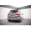 Maxton Design středový spoiler pod zadní nárazník s žebrováním pro Ford C-max Mk2, černý lesklý plast ABS