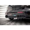 Maxton Design "Street Pro" difuzor zadního nárazníku pro Mazda 3 Mk1 MPS, plast ABS bez povrchové úpravy