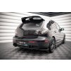 Maxton Design "Street Pro" difuzor zadního nárazníku pro Mazda 3 Mk1 MPS, plast ABS bez povrchové úpravy, s černou a červenou linkou