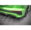 Maxton Design boční difuzory pod zadní nárazník pro Audi RS3 8Y, černý lesklý plast ABS