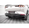 Maxton Design středový spoiler pod zadní nárazník s žebrováním pro Ford Mustang Mach-E Mk1, carbon-Look