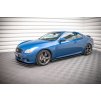 Maxton Design difuzory pod boční prahy pro Infiniti G37, černý lesklý plast ABS, Coupe