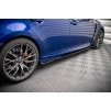 Maxton Design difuzory pod boční prahy pro Lexus GS F Mk4 Facelift, černý lesklý plast ABS