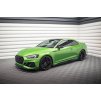 Maxton Design difuzory pod boční prahy pro Audi RS5 F5 FL, černý lesklý plast ABS