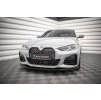Maxton Design spoiler pod přední nárazník ver.3 pro BMW řada 4 G26 M-Pack, černý lesklý plast ABS