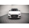 Maxton Design spoiler pod přední nárazník pro Audi A4 B9 FL, černý lesklý plast ABS