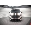 Maxton Design spoiler pod přední nárazník pro Ford Transit Custom Mk1 Facelift ST-Line, černý lesklý plast ABS
