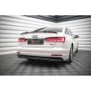 Maxton Design prodloužení spoileru pro Audi A6 C8, černý lesklý plast ABS