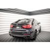 Maxton Design prodloužení spoileru 3d pro BMW X6 F16, černý lesklý plast ABS, M-pack