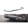 Maxton Design středový spoiler pod zadní nárazník s žebrováním v.3 pro BMW X6 G06 /M-Pack, carbon-Look