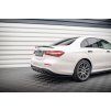 Maxton Design středový spoiler pod zadní nárazník s žebrováním pro Mercedes třída E W213 FL/AMG-Line/Sedan, carbon-Look