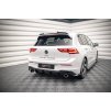 Maxton Design vložka zadního nárazníku pro Volkswagen Golf GTI Mk8, černý lesklý plast ABS