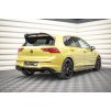 Maxton Design vložka zadního nárazníku pro Volkswagen Golf GTI Mk8, černý lesklý plast ABS, Clubsport
