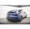 Maxton Design středový spoiler pod zadní nárazník s žebrováním pro Tesla Model Y, carbon-Look