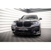 Maxton Design spoiler pod přední nárazník pro BMW X3 G01, černý lesklý plast ABS, M40d