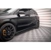 Maxton Design difuzory pod boční prahy pro Mercedes třída B W246 Facelift, černý lesklý plast ABS