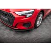 Maxton Design "Street Pro" spoiler pod přední nárazník s křidélky pro Audi A3 8Y, plast ABS bez povrchové úpravy